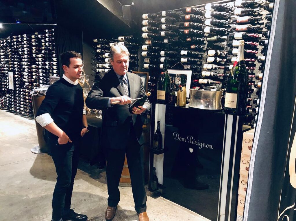 Whistler's Finer Things Bearfoot Bistro Champagne Sabering Lesson 1024x767