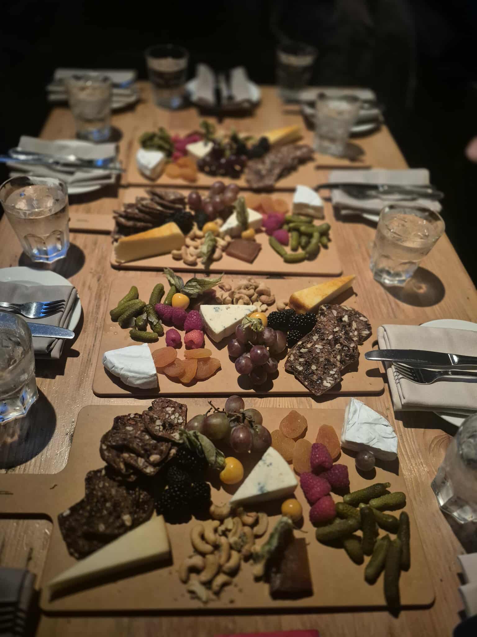 Cheese Board Desert At Firerock Lounge Whistler